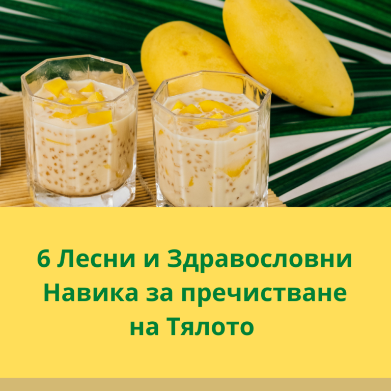 Read more about the article 6 Лесни и Здравословни навика за пречистване на Тялото